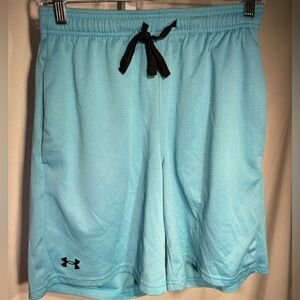 Under Armour Loose Short Men’s Baby Blue Size Medium Athleisure Tenniscore Golf